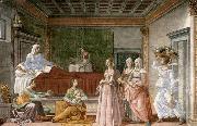 Domenico Ghirlandaio Birth of St John the Baptist oil painting